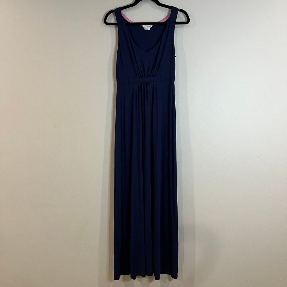 Boden Navy Blue Jersey Maxi Dress size 6 - Picture 2 of 6